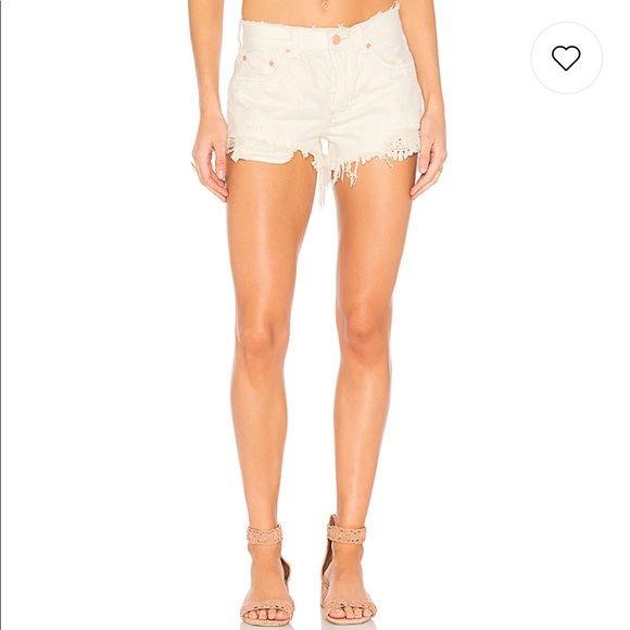 Free People Daisy Chain Distressed Shorts - Picture 2 of 6
